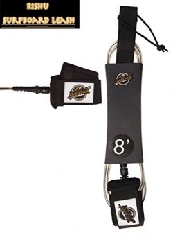 Gold Coast Surfboards – 8′ RISHU Surfboard Leash – Durable Kink-Free (1/4̸ ...