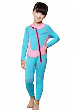 2.5mm Neoprene Wetsuit for Kids Boys Girls One Piece Swimsuit