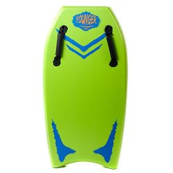 Younger 37 inch Body Board with Handle Safe for Kids, EPS Core and Slick Bottom