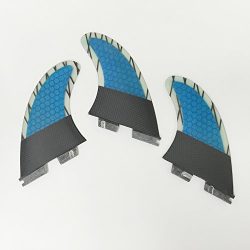 UPSURF surfboard fins FCS2 carbon 3 surfing fins choose size–M/L