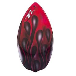 Wave Zone Diamond – Fiberglass Skimboard for Beginners – Red