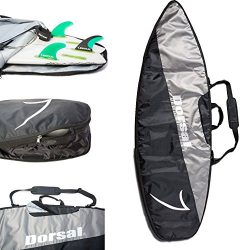 Dorsal Project StormChaser Travel Shortboard Surfboard Travel Board Bag – 5’10 / Bla ...