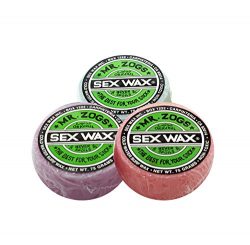 Sex Wax Bar Pack Assorted Scents (Choose Temperature and Quantity) (Cold, 3 Pack)