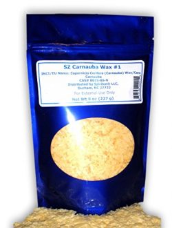 SZ Carnauba Wax #1, 8 oz. For DIY Cosmetics, Soaps, Candles or any Craft Project.