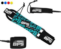 BPS 9′ Surfboard / SUP Straight Leash – Black