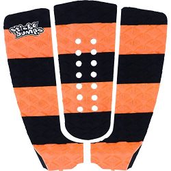 Sticky Bumps Stripe Black / Orange Surfboard Traction Pad