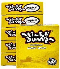 Sticky Bumps Tropical Water Surfboard Wax (12 Bars)