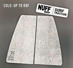 NUFFGRIP, Surf Traction Grip Pad with Surf Wax, (COLD WATER up to 69F), Sticky Bump Sticky Bump  ...