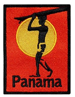 “Panama” Surfboard Beach Bum Wave Rider Ocean Surf Sew On Applique Patch