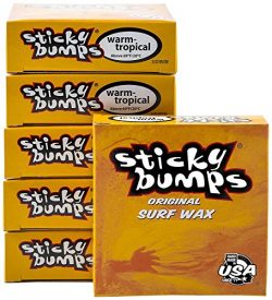 Sticky Bumps Warm/Tropical Wax (White, 5 Bars)