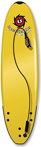 Liquid Shredder Element Soft Surfboard, 6’4″, Yellow