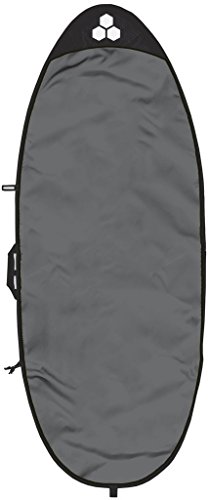 Channel Islands Surfboards Featherlite Specialty Surfboard Bag, Charcoal/White, 5’7″