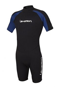 Lemorecn Wetsuits Youth Premium Neoprene 2mm Youth’s Shorty Swim Suits(4021,US6)