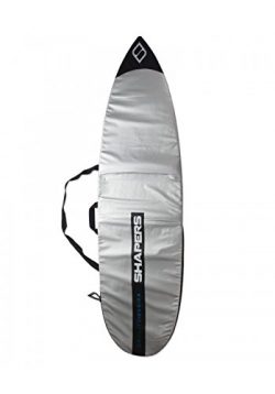 Shapers Daylite Shortboard Surfboard Bag – Choose Size (Silver, 6’7)