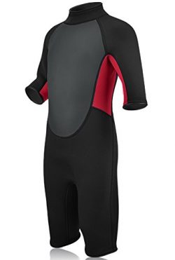 REALON Kids Wetsuit 3mm Premium Neoprene Youth for Girls and Boys Surfing Swimming XSPAN Full Ba ...