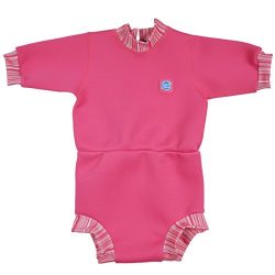 Splash About Happy Nappy Wetsuit (XX Large 24+ Toddler, Pink Classic)