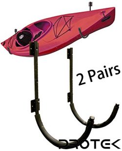 Protek 2 Pair of Indoor Outdoor 150 Lbs Kayak Canoe SUP Board Paddleboard Snowboard Surfboard Wa ...