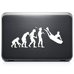 Theory Of Evolution Bodyboard Surfing PERMANENT Vinyl Decal Sticker For Laptop Tablet Helmet Win ...