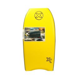 Custom X Titan XPE Crescent Tail Bodyboard (Yellow, 42)