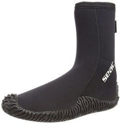 SEAC Prime 5mm Neoprene Wetsuit Boots with Side Zipper