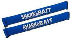 sharkbaitsurfwax Set of Two 30 Inch Long Aero Roof Rack Pads ROYAL BLUE Fade Proof for Surfboard ...