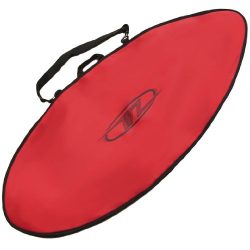 Wave Zone Skimboard Bag – Travel or Day Use – Padded (Red, Medium – 53″)
