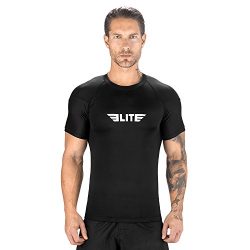 Elite Sports Standard Short Sleeve Compression, MMA, BJJ, No-Gi, Cross Training Rash Guard