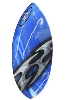 Wave Zone Rip – 43″ Fiberglass Skimboard for Riders up to 145 Lbs – Blue