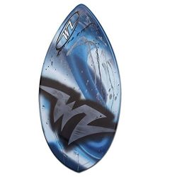 Wave Zone Edge – 41″ Fiberglass Skimboard for Riders up to 130 Lbs – Blue