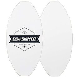 DB Skimboards Proto Plank Skimboard, White, Medium