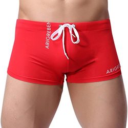 Hot Sale！ Men Swim Shorts ,BeautyVan Fashion Design Sexy New Men’s Boxer Briefs Swimming  ...