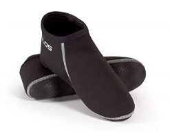 Tilos Neoprene Fin Socks (Gray, L – Size 10.5-11)