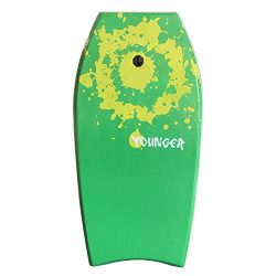 Younger 41 inch Super Bodyboard with IXPE deck, Perfect surfing (Grass Green)