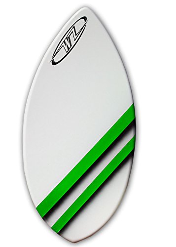 Wave Zone Edge – 41″ Fiberglass Skimboard for Riders up to 130 Lbs – Green