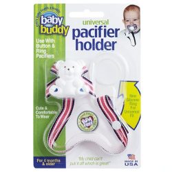 Baby Buddy Universal Pacifier Holder, Navy Geranium Surfboard