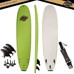 Gold Coast Surfboards | Soft Top Surfboard | 8’8 Heritage Surf Board | Fun Performance Foam Surf ...