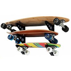 Maxfind Skateboard Wall Rack Wall Storage Skateboard Wall Hanger Mount for Skateboard and Longbo ...