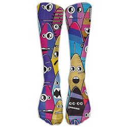 Futong Huaxia Surfboard Cartoon Mens Womens Funny Dress Athletic Work Long Knee High Stockings T ...