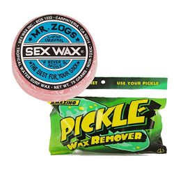The Pickle Wax Remover w/ Wax Comb and Sex Wax Bar (Choose Temp Assorted Wax Scents) (Tropical)