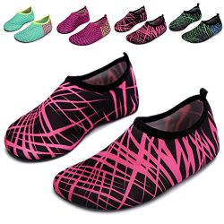 L-RUN Kids Swim Water Shoes Barefoot Aqua Socks Shoes For Beach Pool Surfing Yoga