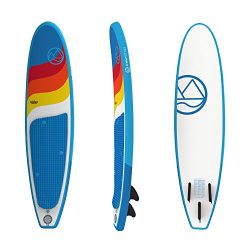 Jimmy Styks AirSurf 8′ Longboard | Surfboard | 8′ Long, 22.5″ Wide, 3.2″ ...