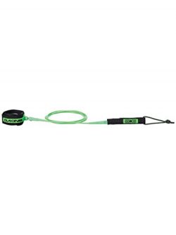 DAKINE John John Florence Kainui 7′ X 1/4″ Surf Leash (Black/Green)