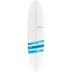 Modern Surfboards Blackbird Longboard Surfboard Blue Lime Tint, 7ft