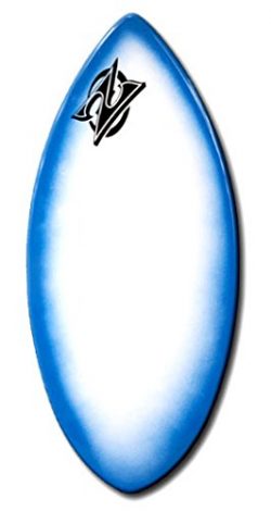 Zap Medium Wedge Skimboard, Choose Color, Fiberglass, For Kids & Adults, Rider Weight Limit  ...