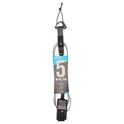 FCS Surfboard Leash 8′ Regular (Coal, 8′ Regular)