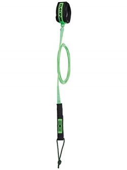Dakine John John Florence Comp Leash, 60 x 3/16”, Black/Green