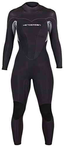 Women’s Thermoprene Pro Wetsuit 3mm Back Zip Fullsuit Black