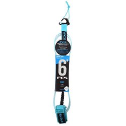 FCS Surfboard Leash 6′ Comp (Blue, 6′ Comp)