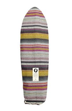 Open Road Goods Striped Grey Surfboard Bag/Surfboard Sock Cover Travel Bag, Handmade! Awesome Su ...