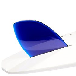 Dorsal Rudder Surf SUP Longboard Surfboard Fins (D-Fin) – Blue